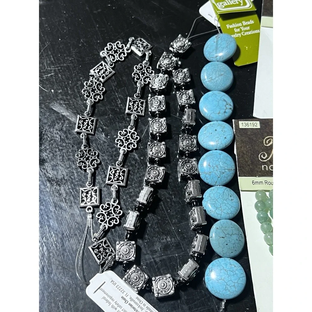Lot Of 11 NWT Strands Traditional Natural Gallery Bead Gallery Jewelry Fundament